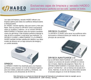 7 FICHAS DE LOS EQUIPOS DE SECADO, de Hadeo