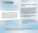 Descargue el PDF de Instrucciones de Limpieza Descargue el PDF de Instrucciones de Limpieza