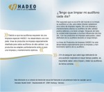 Descargue el PDF de Instrucciones de Limpieza