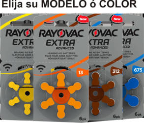 PACK de 60 PILAS (10 ruedas) + Toallitas limpiadoras de audífono